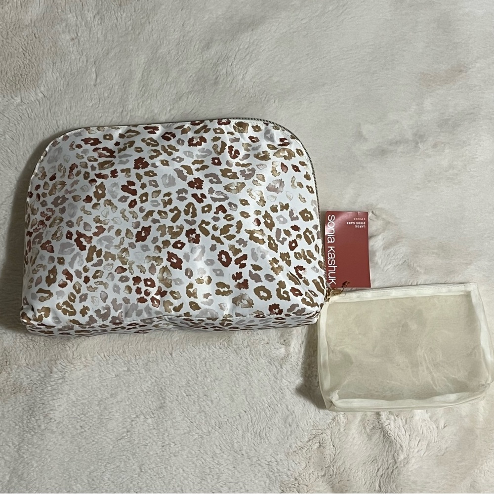 Sonia Kashuk Bundle Large Travel Toiletry Bag And Limited Edition Eye Brush Set - Picture 6 of 11
